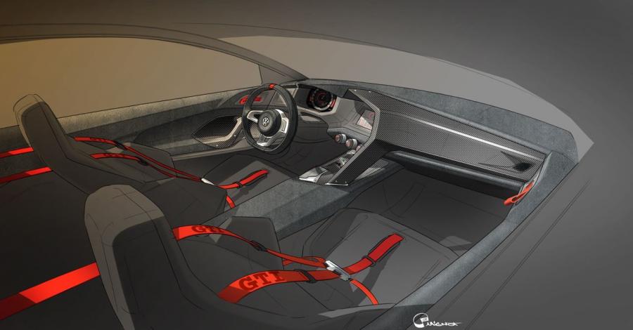  Volkswagen Golf Design Vision GTi 2013 года  (фото 7 из 25)